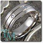 8MM Mens Wedding Band Titanium Rings 14K Gold Jewelry items in 
