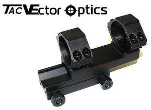   Optics Tactical 30mm Extended One Piece Weaver Picatinny Mount Ring