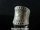 RARE Thai Hill Tribe 95% hand made silver Ring Sz 8 9