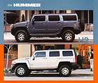 2006 Hummer H2 SUV SUT and H3 Original Sales Brochure