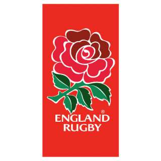 Zap Official England Rugby Red Rose Bathroom Shower & Beach Towel, RFU 
