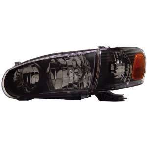 Anzo USA 121182 Toyota Corolla Black With Amber Reflectors Headlight 