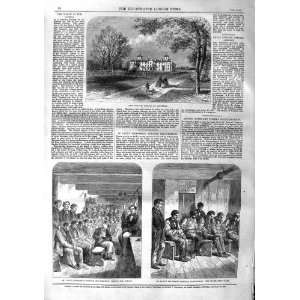  1863 LUNATIC ASYLUM ABERDEEN PAULS INDUSTRIAL SCHOOLS 