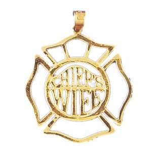  14kt Yellow Gold ChiefS Wife Pendant Jewelry