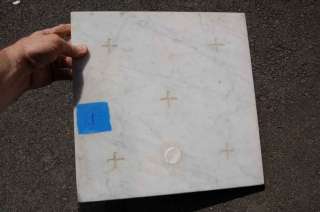 Old Marble Altar Stones 13 x 13 with relics inside+  