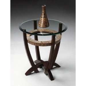  Designers Edge End Table with Laminated Center Ring 
