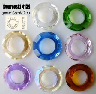 Swarovski Crystal 4139 30mm Cosmic Ring Pendant You Pick CR16MX 
