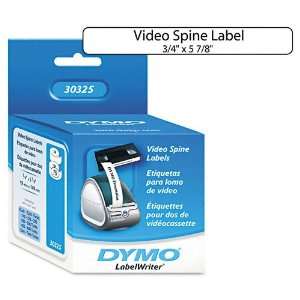  DYMO Products   DYMO   VHS/Spine Labels, 5 7/8 x 3/4 