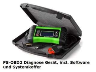 OBD 2/EOBD Diagnosegerät incl. Software und Systemkoffer in Baden 