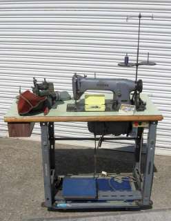 Industrial Singer Sewing Machine 331K4 + Overlock  