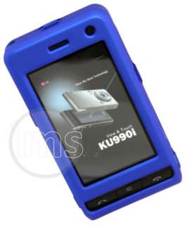 BLUE HYBRID CASE COVER FOR LG VIEWTY KU990 & KU990I UK  