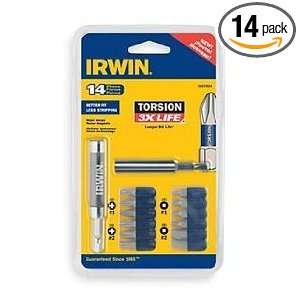  Irwin Industrial Tools 3057024 Torsion Bit Set, 14 Piece 