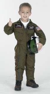 Child Air Force Jumpsuit with Helmet Costume   Fighter Pilot Costumes 
