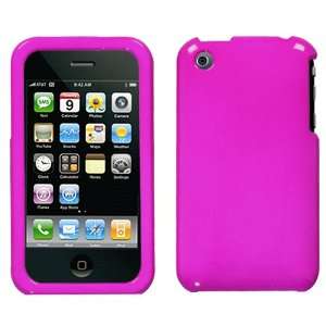   Cell Phone Protector for Apple iPhone i Phone 3G 3GS Solid Hot Pink