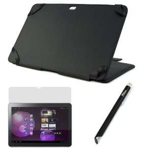  Screen Protector + Black Universal Stylus with Flat Tip for Samsung 