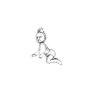  Sterling Silver Crawling Baby Charm Arts, Crafts & Sewing