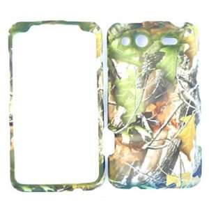 HTC Salsa Camo / Camouflage Hunter Series, w/ Green Leaves Hard Case 