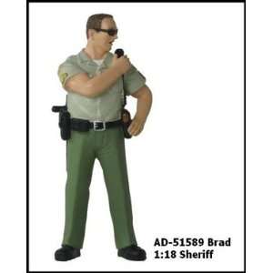    Brad Sheriff Figure For 118 Diecast Model Cars 51589 Toys & Games