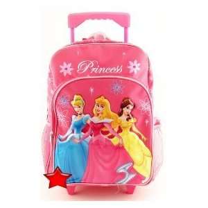   Full size Disney Princess Rolling Backpack School Bag 