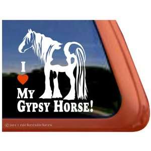  I Love My Gypsy Horse Trailer Vinyl Window Decal Sticker 
