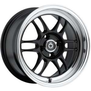 Konig Wideopen 15x8 Black Wheel / Rim 4x100 with a 20mm Offset and a 