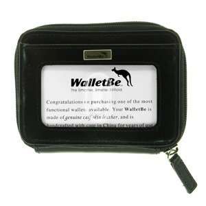   Wallets For Women With Wristlet Shoulder Strap Accordian Black Cell