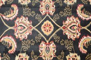 Persian Black Floral 82x910 Area Rug Carpet (AREA SIZE 9x12) FREE 