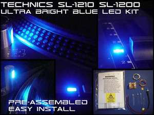 Technics SL 1210 & SL 1200 Ultra Brite Blue LED & Pop Up Stylus 