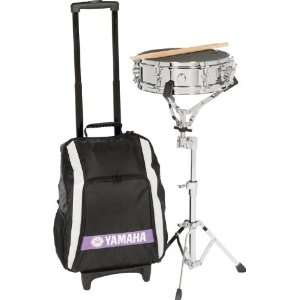  Yamaha Student Snare Drum Kit with Backpack and Rolling 
