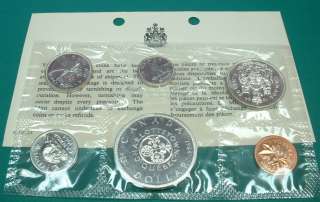 CANADA 1964 PROOF LIKE SET (SILVER) ***6 COINS***  