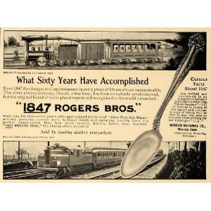  1907 Ad 1847 Rogers Bros Silver Plate Silverware Design 
