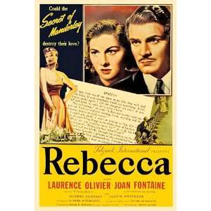    Rebecca (1940) 27 x 40 Movie Poster Style D