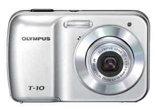 Olympus T 10   10.0 Megapixels Digital Camera, Silver 050332176256 