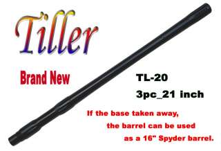 TL 20 Paintball Sniper Barrel 3pc_ 21 wBlack _ Spyder  