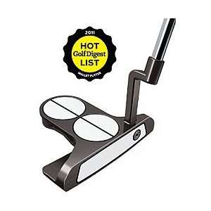  Odyssey White ICE 2 Ball Blade Lined Putter 35, Right 