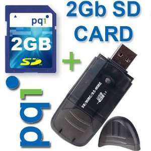 com 2Gb PQI Memory Card for HP IPAQ H1930 PDA PLUS FREE USB 2.0 CARD 