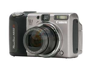 Canon PowerShot A650 IS Black&Silver 12.1 MP 2.5 173K LCD 6X Optical 