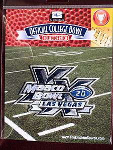 College Football Maaco Bowl Las Vegas Patch 2011/12 Boise State 