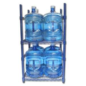  Fluid Solutions, 5 Gallon Water Bottle Storage Rack with 8 Bottle 