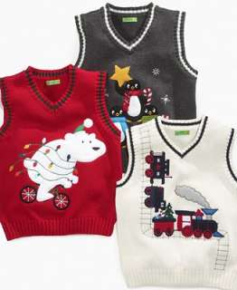 Greendog Kids Sweater, Little Boys Holiday Sweater Vest