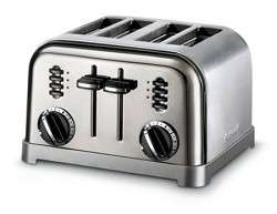 Cuisinart 4 Slice Metal Classic Toaster   CPT 180BCH 086279014993 