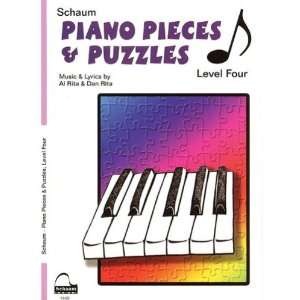  Alfred 44 1309 Piano Pieces & Puzzles  Level 4 Office 