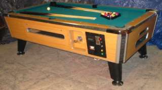 VALLEY COUGAR COMMERCIAL 6 1/2 COIN OP POOL TABLE. NICE FOR SMALLER 