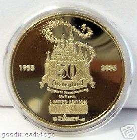 Disneyland 50th Anniversary ADVENTURELAND LE 1000 Coin New In Box 