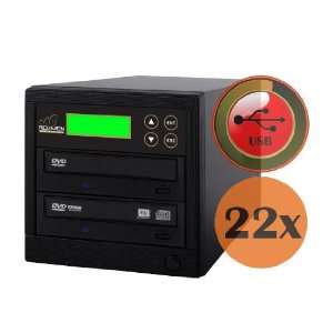 Single Target DVD CD Disc Duplicator Machine with 22x SATA SONY Burner 