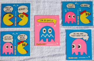 14 Ms. Pac Man 1981 Trading Cards Set Mint Condition  