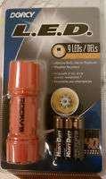 Dorcy LED Flashlight, small and compact. Easy to store  
