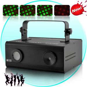 New Double Laser DMX Projector with Sound Activation  