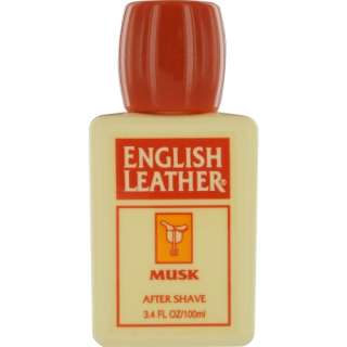   Leather Musk by Dana for Men Aftershave 3.4 oz (Plastic Bottle)  
