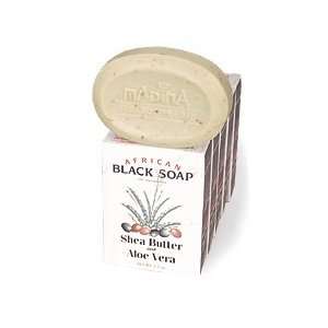  AFRICAN BLACK SOAP W/ SHEA BUTTER & ALOE VERA SOAP   30 